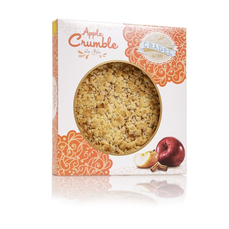Torta Crumble alla Mela Cradel